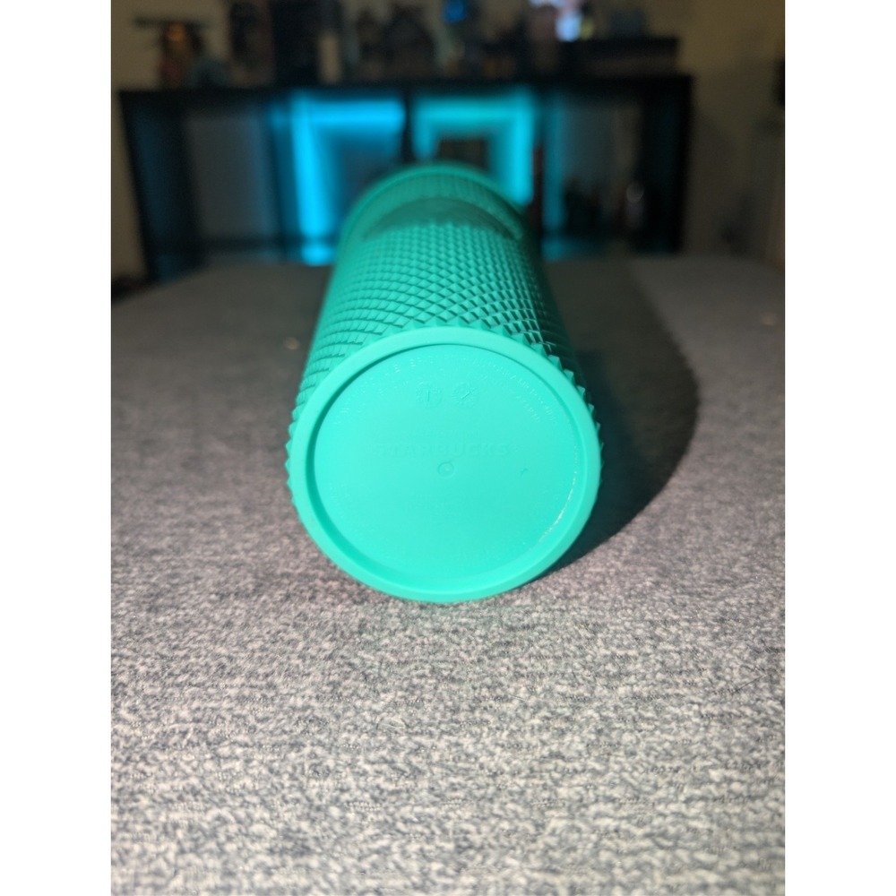 Starbucks October 2021  Mexico Caribbean Green Studded Tumbler 24oz - Picture 6 of 8